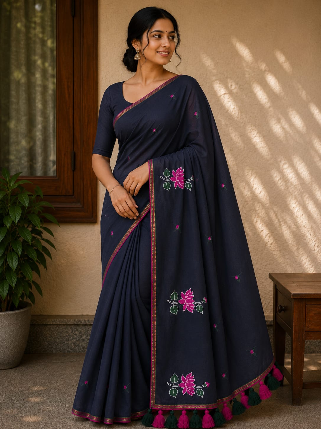 MUL COTTON SAREE